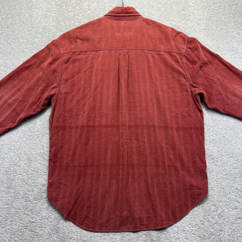 The Territory Ahead Shirt Mens Large Red Corduroy Faded Button Down Longsleeve - Picture 10 of 16